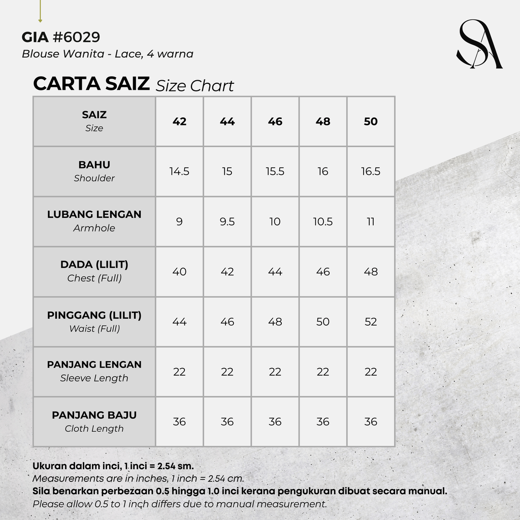 6029 - 00 All - 4 Size