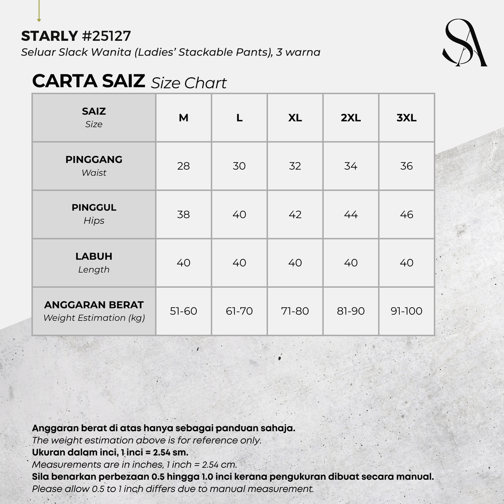 25127 - 00 All - 4 Size