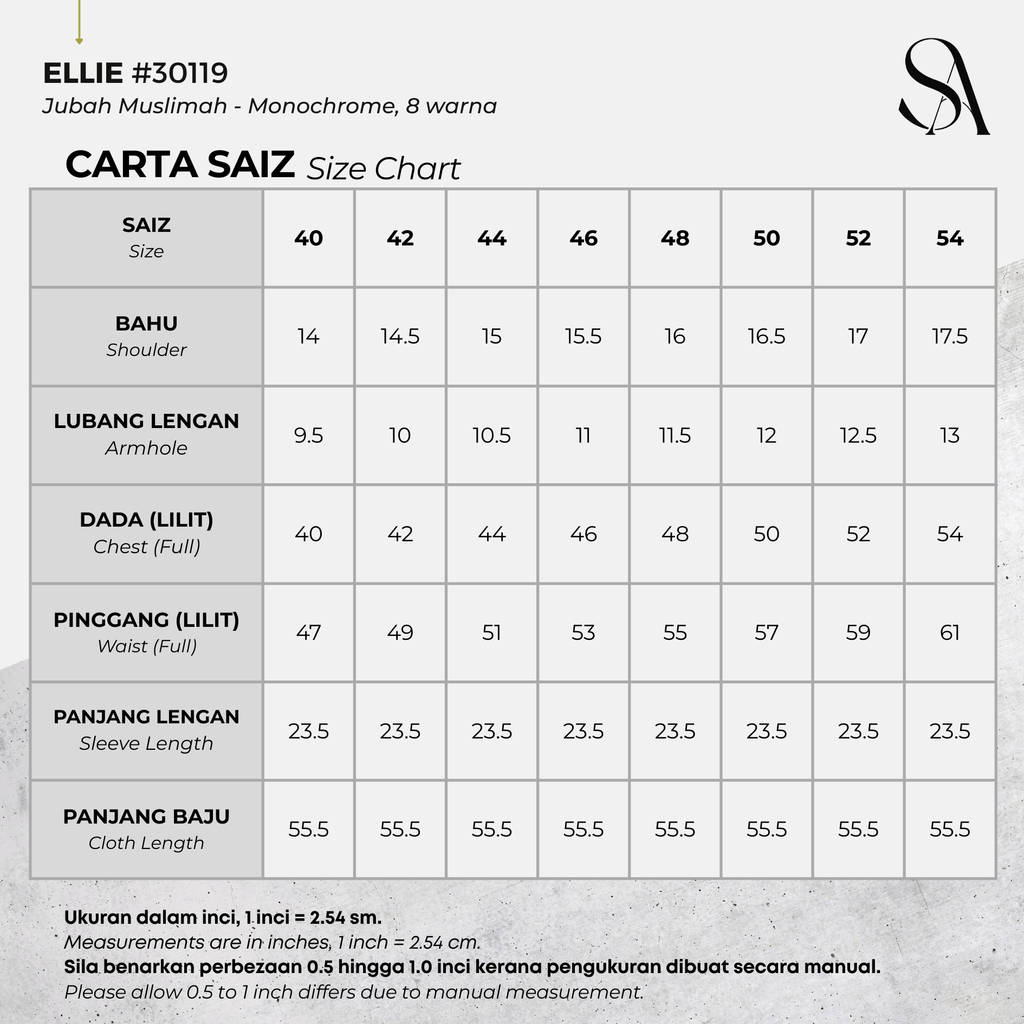 30119 - 00 All - 4 Size