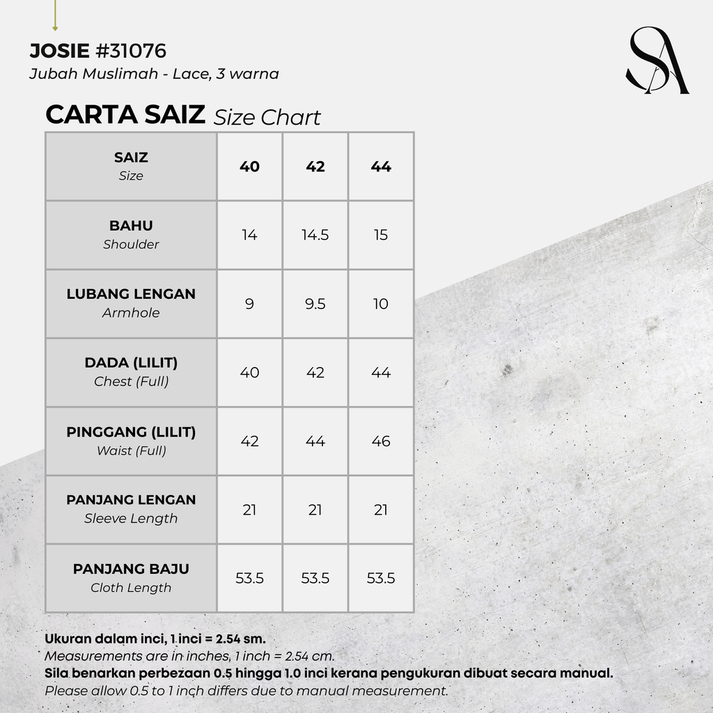 31076 - 00 All - 4 Size