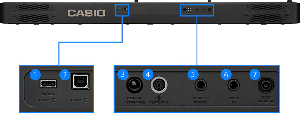 Input/output terminals