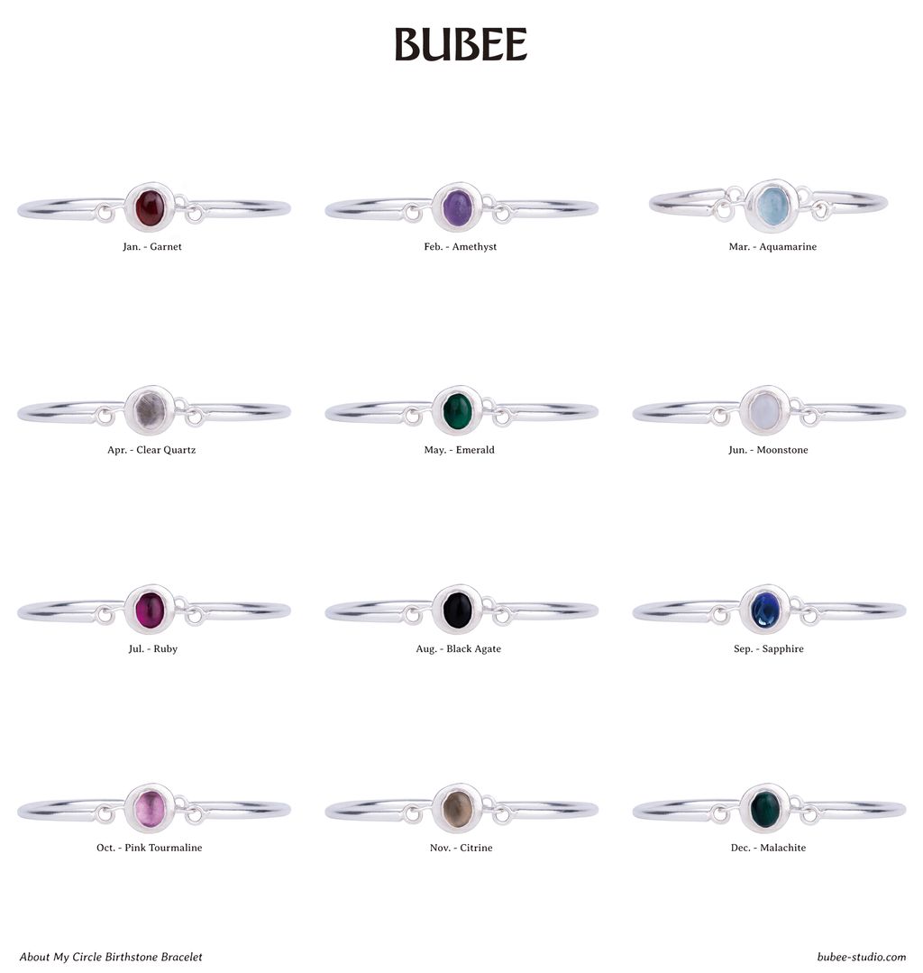 About My Circle Birthstone Bracelet