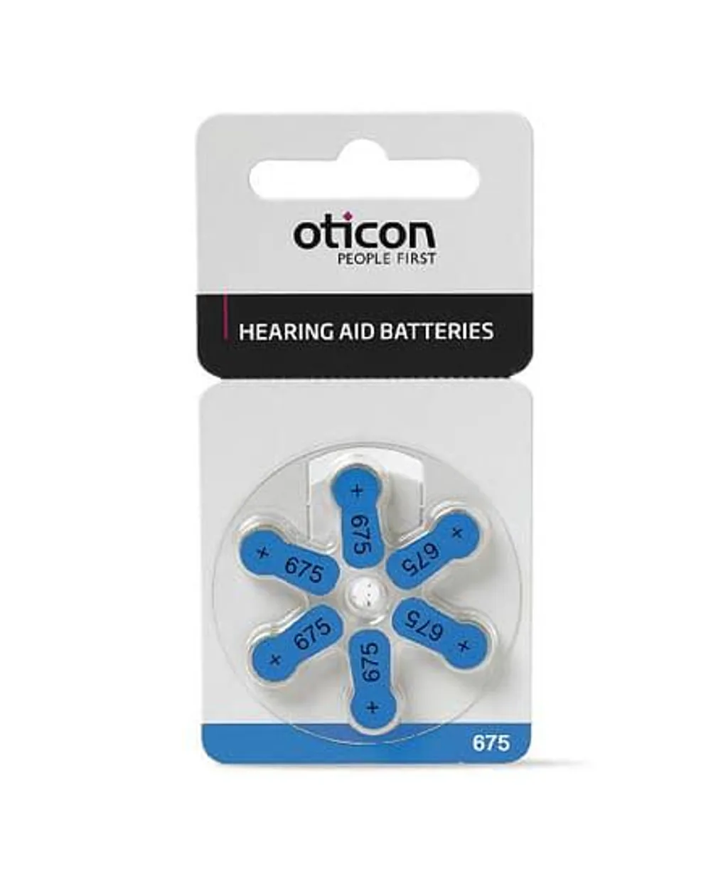 Oticon Hearing Aids Batteries Size 10 13 312 675 6 Batteries Pack Global Hearing Care Centre