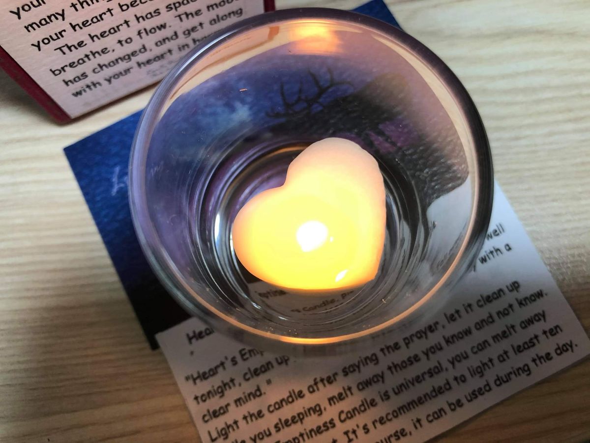 Customer's sharing - Heart's Emptiness Candle