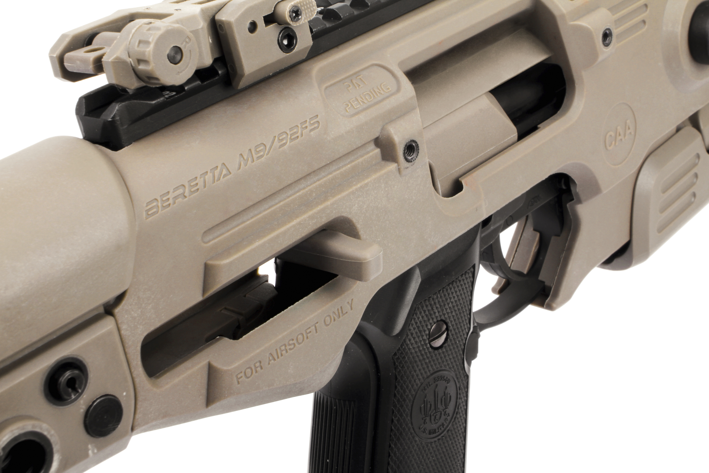 CAA Airsoft RONI-B Pistol Carbine Conversion for Beretta M9/M9A1 – CAA  AIRSOFT