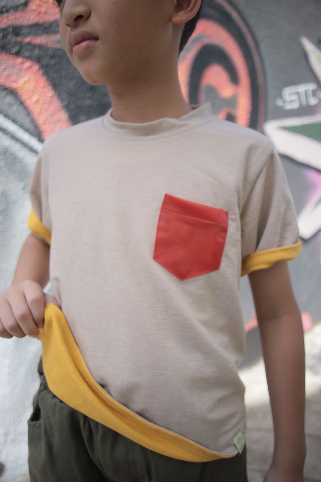 07 Cotton T-Shirt Red Pocket Front.JPG
