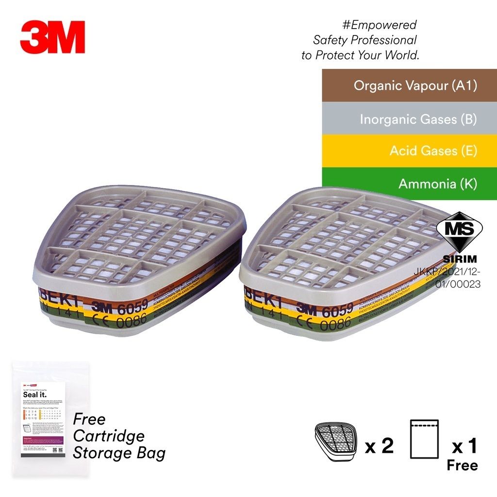 3M 6059 Multi Gas Cartridge set (1)