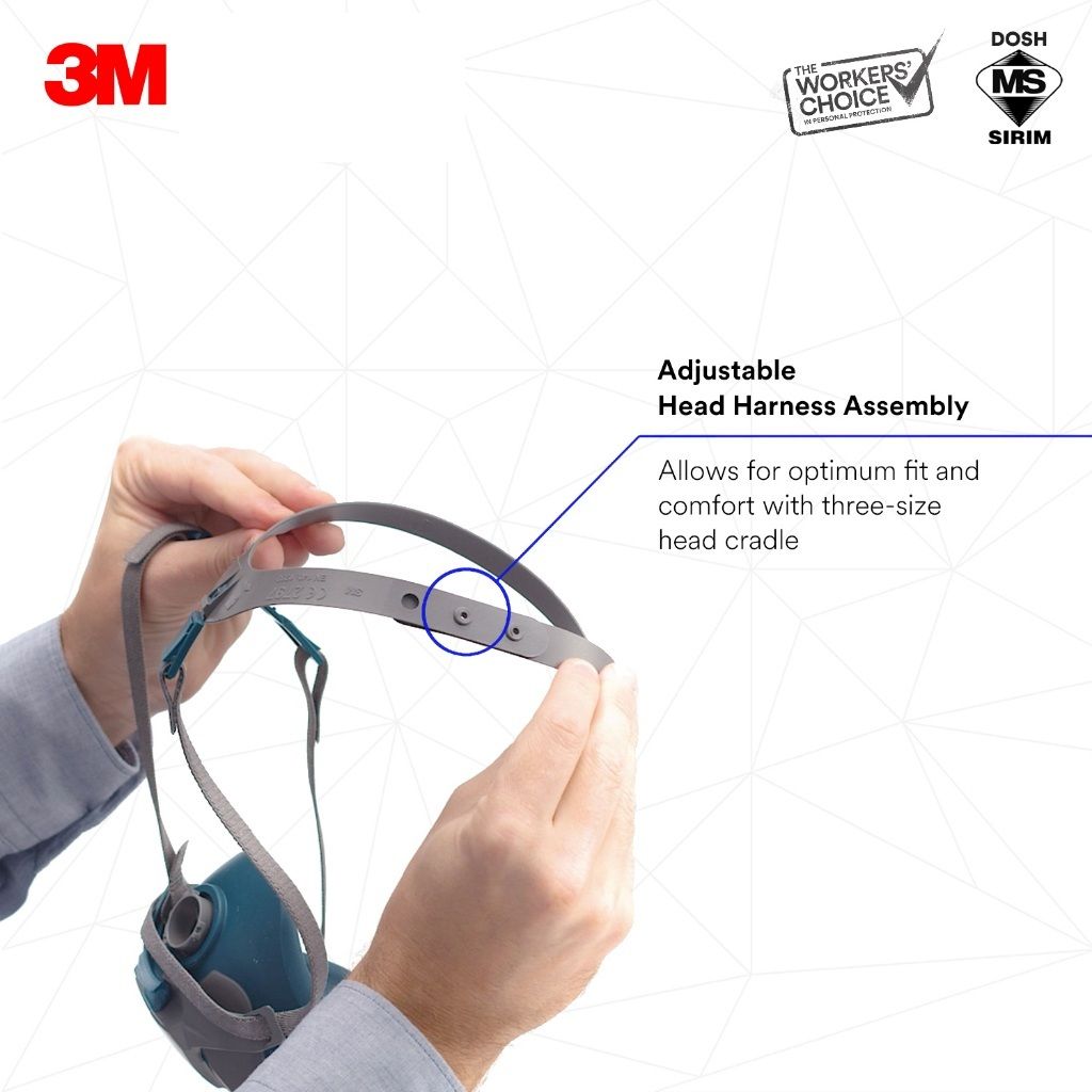 3M 6500QL 6503QL Respirator (4)