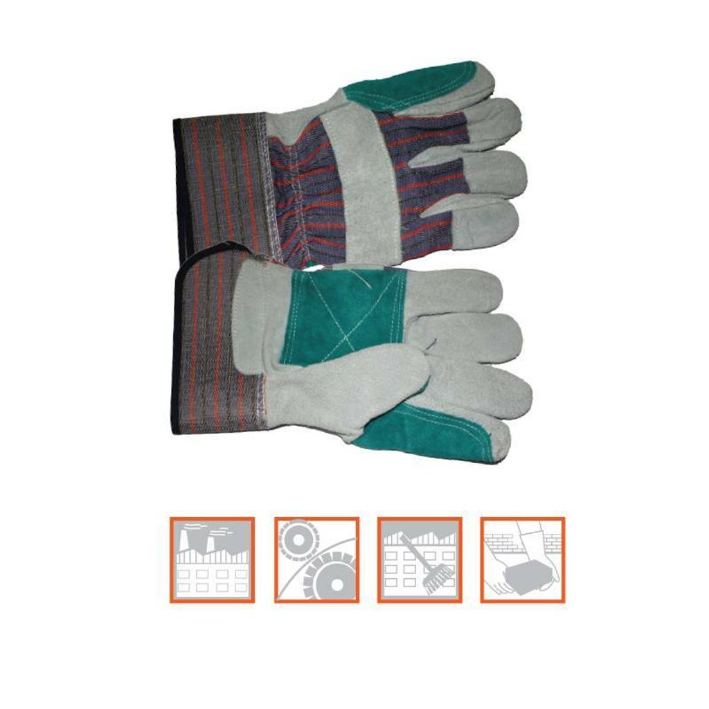 Mr Mark 2 Layer Leather Glove Green.jpg