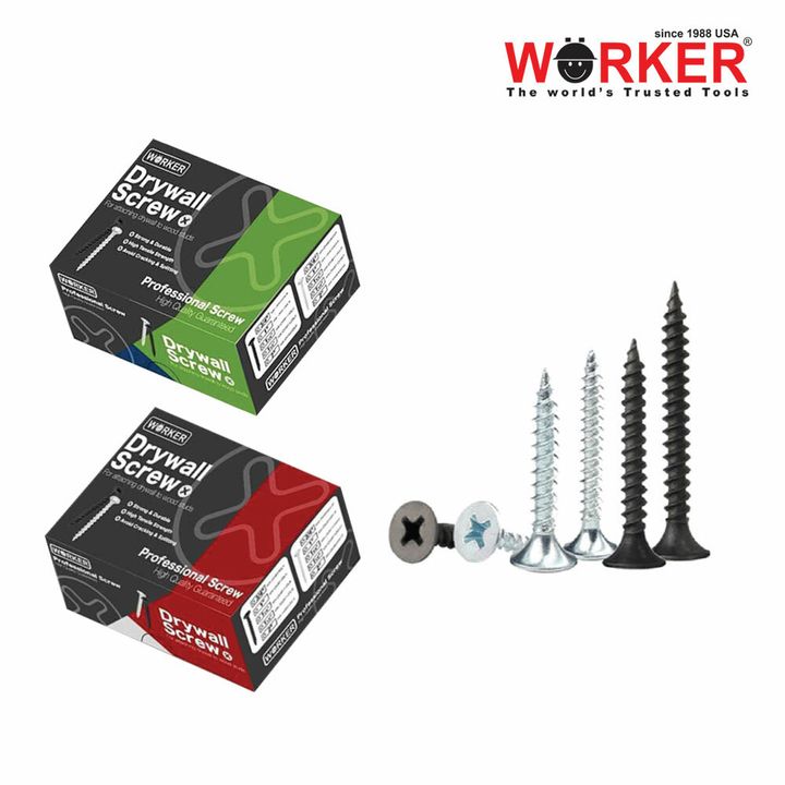 WORKER Drywall Screw Zinc or Black
