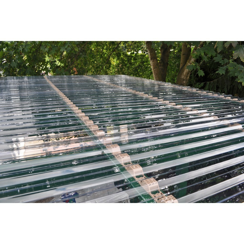 Transparent Polycarbonate Corrugated Roofing Sheet