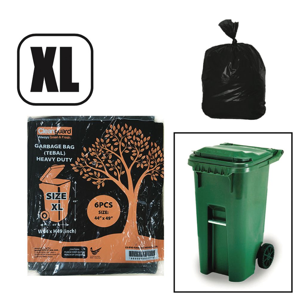 Cleanguard Heavy Duty Garbage Bags Recycle XL