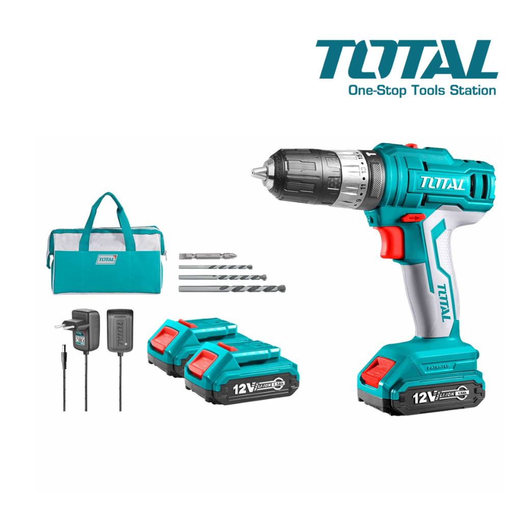 TOTAL12V Li-ion Cordless Impact Drill