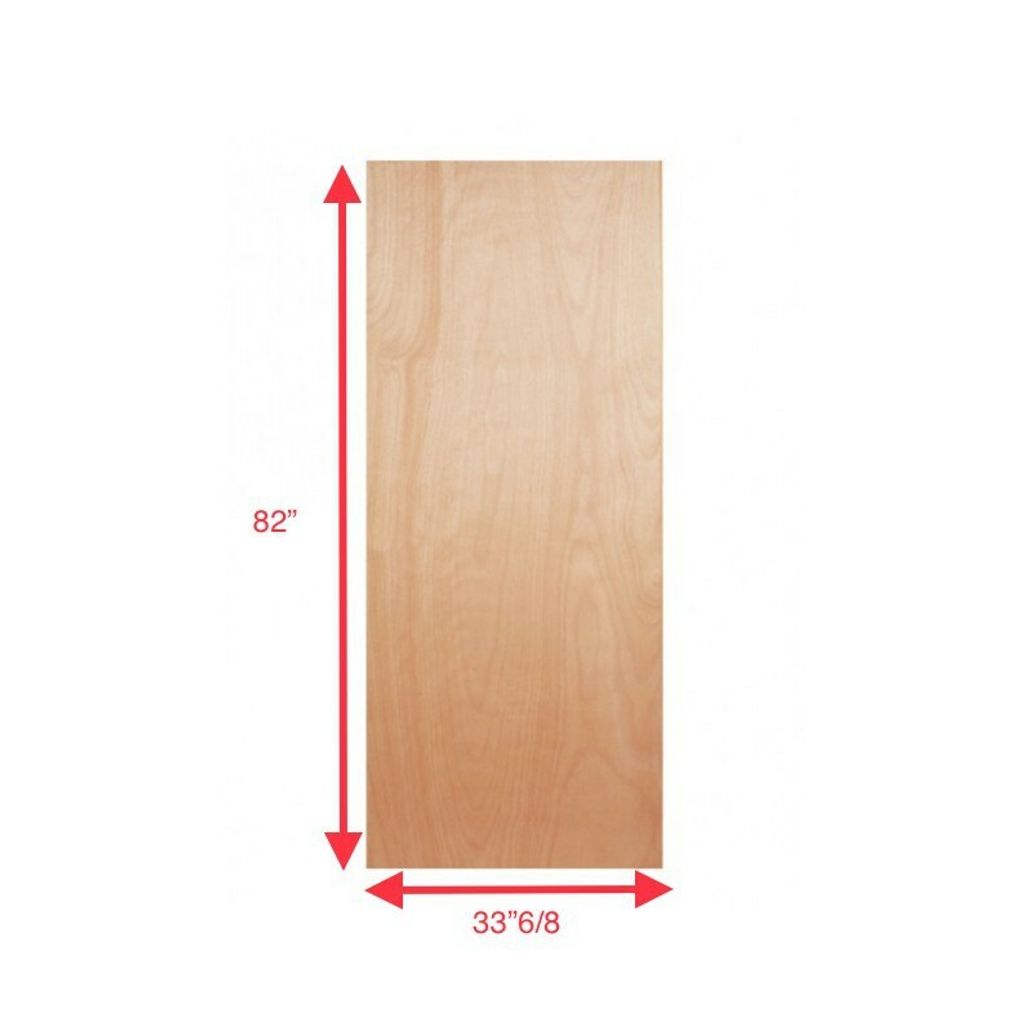 Plywood Door Biasa Kayu Pintu 3