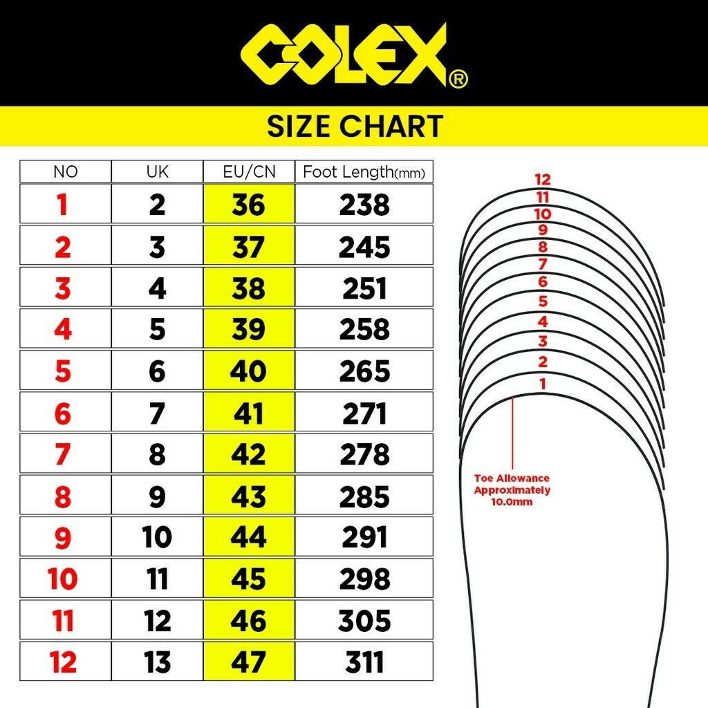 COLEX ZZ200 High Quality Steel Toe Cap Mid Sole Low Cut Safety Shoes 3