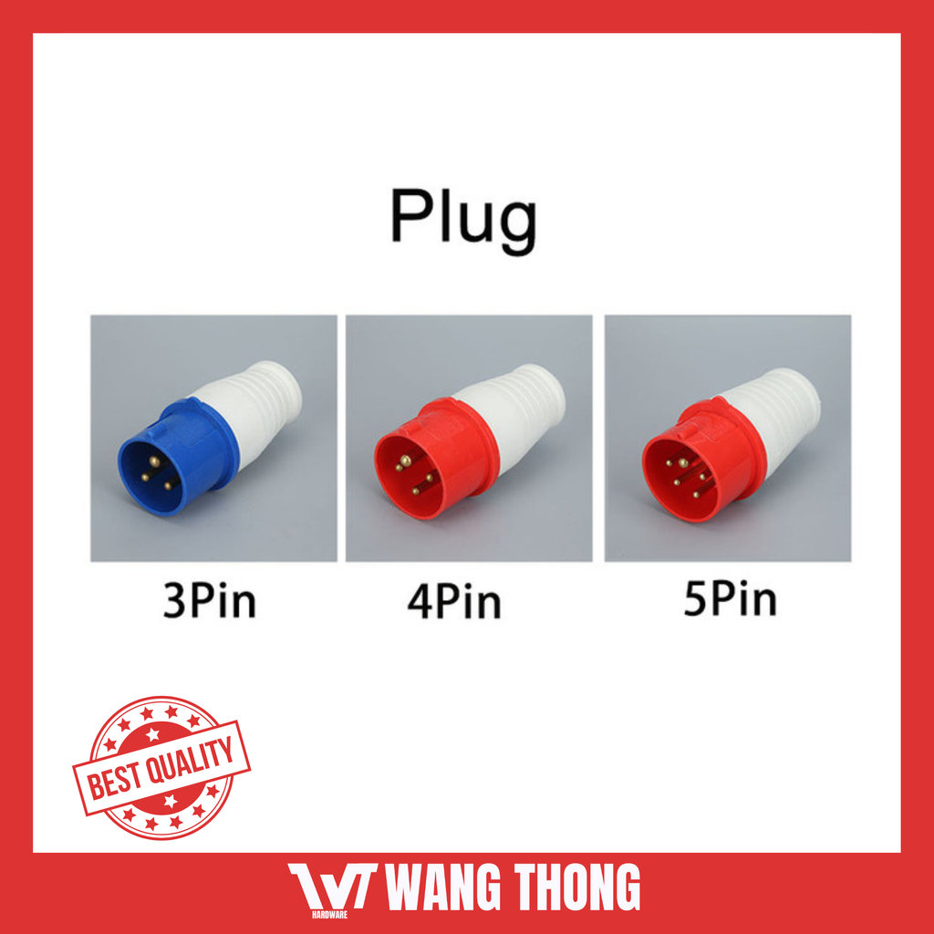 IP44 Industrial Plugs and Sockets Waterproof Connector  (2)