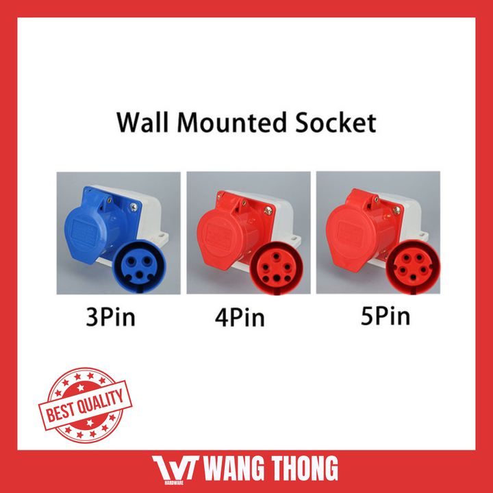 IP44 Industrial Plugs and Sockets Waterproof Connector  (1)