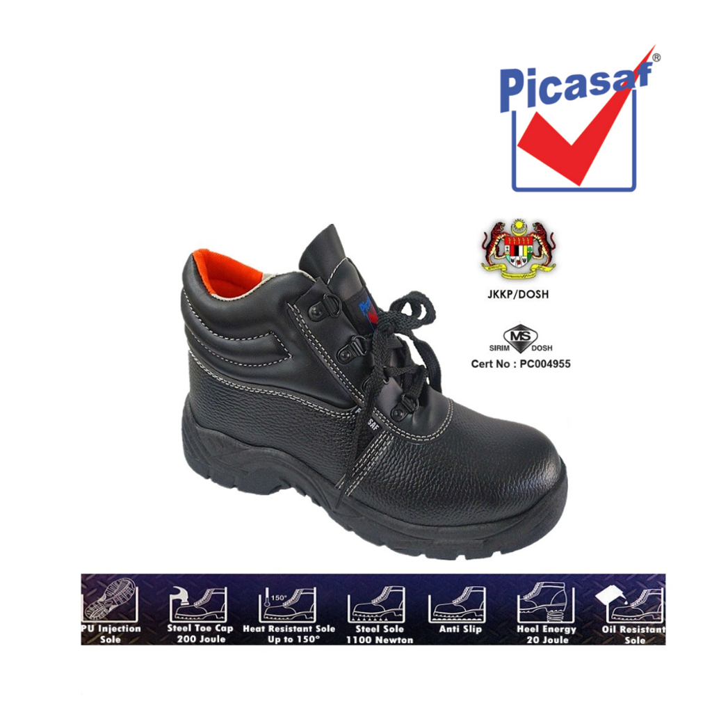 PICASAF 1021 Mid Cut Safety Shoes SirimDosh  (1)