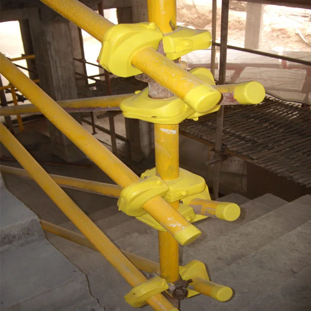 Scaffold Clamp and Tube Cover Yellow 3