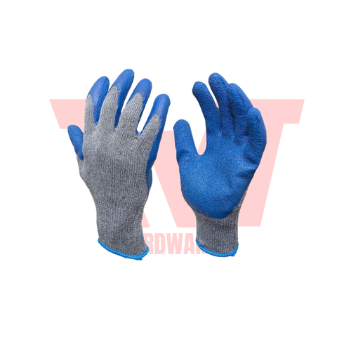 Scaffolding Working Rubber Coating Glove 300#  blue