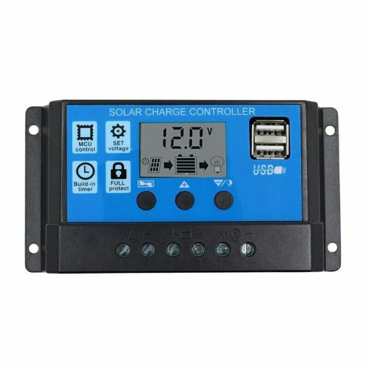 Digital Solar Charger Controller DC12V24V (3)