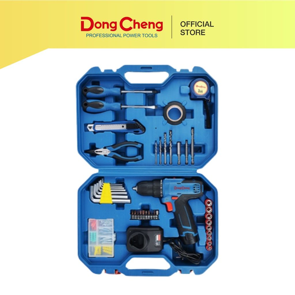 DONG CHENG 12V Cordless Driver Drill Set (4)