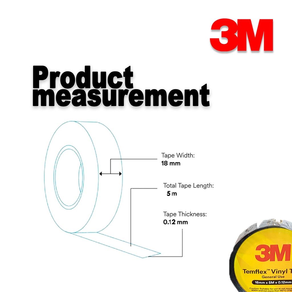 3M Electrical Wire Tape 1710 Flame Retardant Vinly Tape (1)