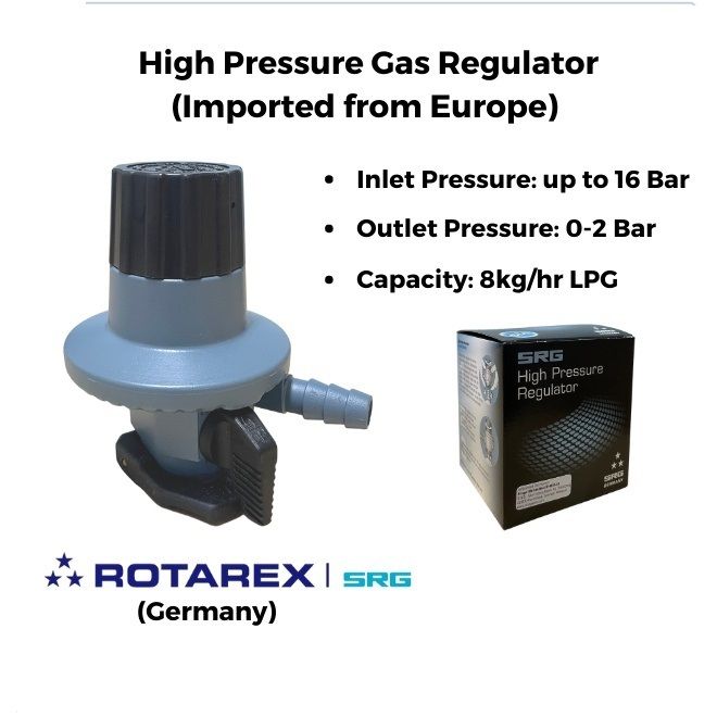 SRG Adjustable High Pressure Gas Regulator DOSH Approved  (2)