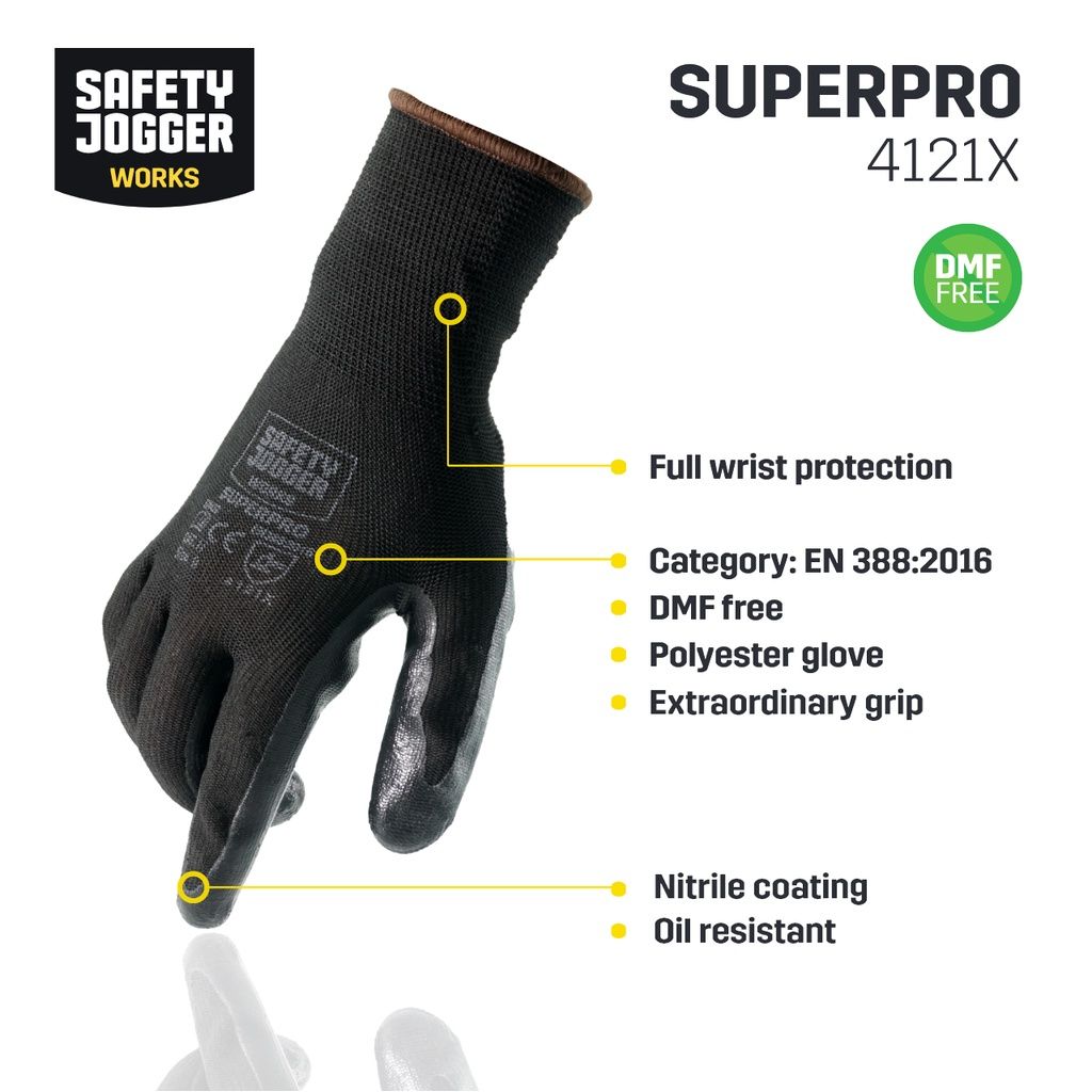 Safety Jogger Black Nitrile Gloves (3)