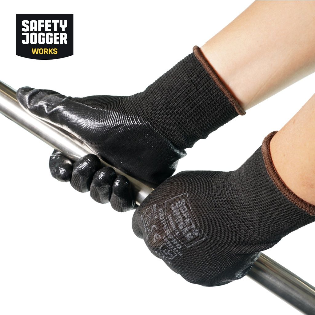 Safety Jogger Black Nitrile Gloves (4)