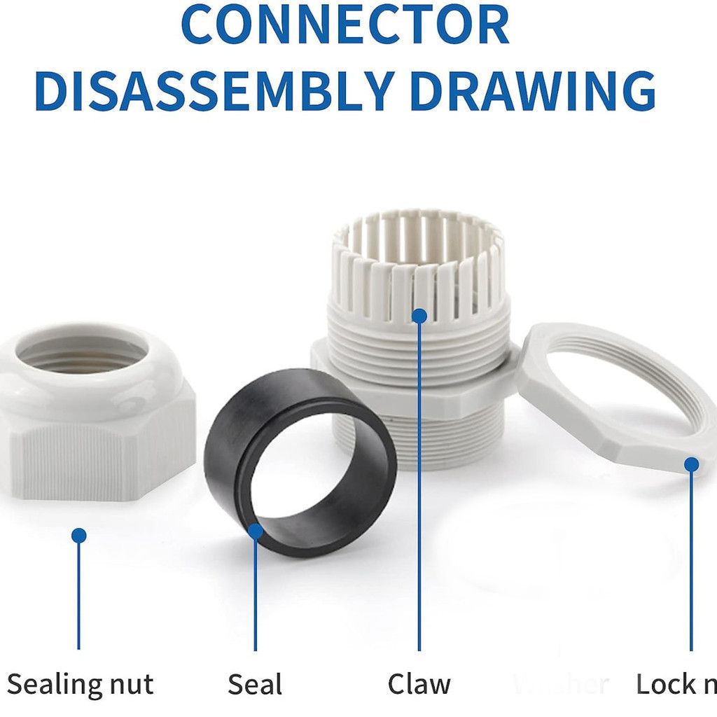 PVC Cable Gland Waterproof PVC Base IP68 (3)