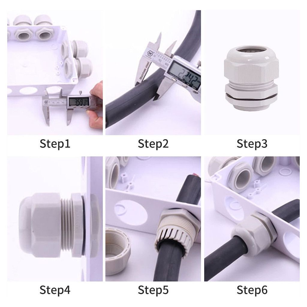 PVC Cable Gland Waterproof PVC Base IP68 (2)