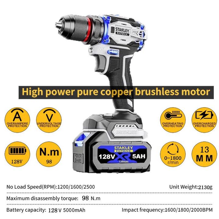 Stanley Fatman 18V Battery Drill 3in1 Impact Drill (3)