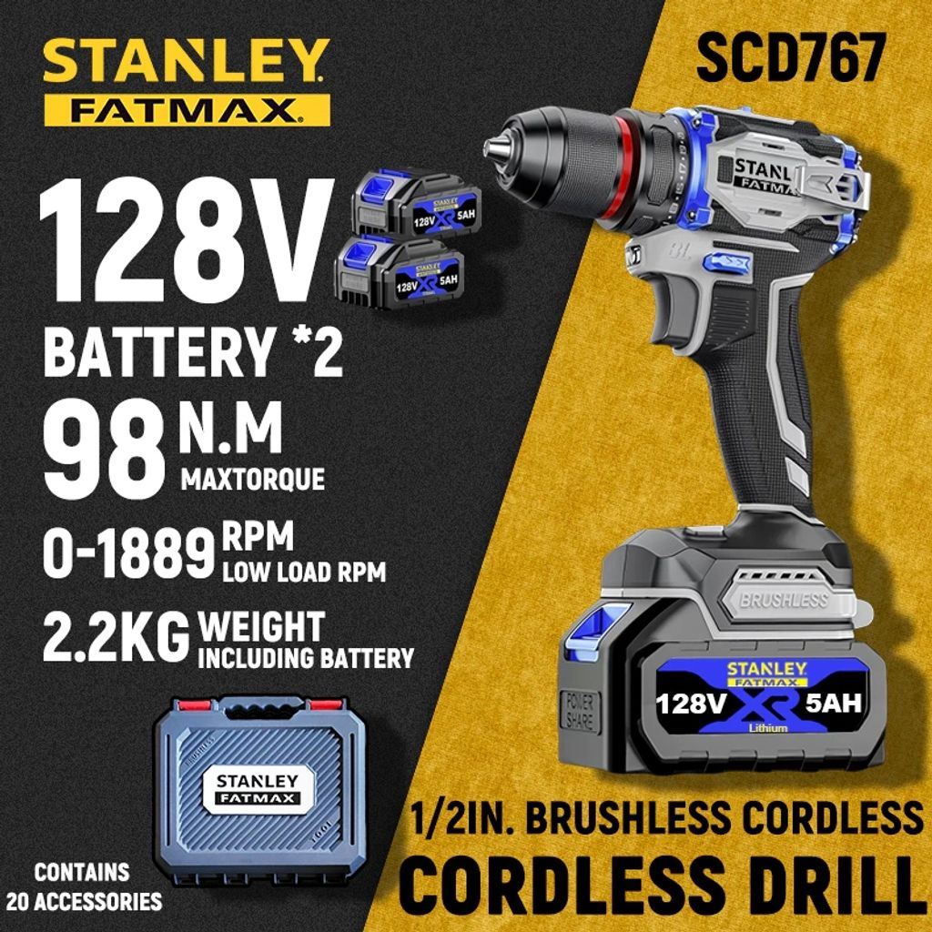 Stanley Fatman 18V Battery Drill 3in1 Impact Drill (2)