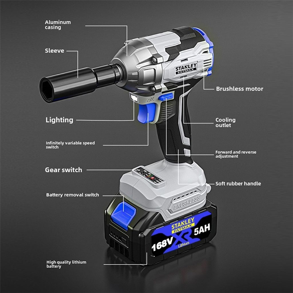 STANLEY Fatmax 980N impact wrench 21V Cordless (3)