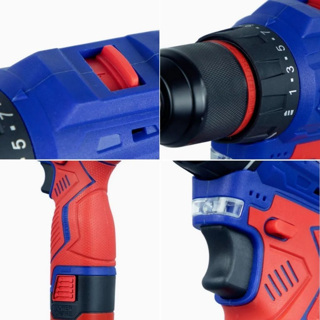 SALI Cordless Drill 16.8V 10mm  (6)