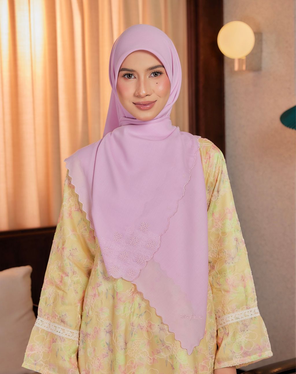 tudung-bawal-labuh-maejestica-lavender-pink