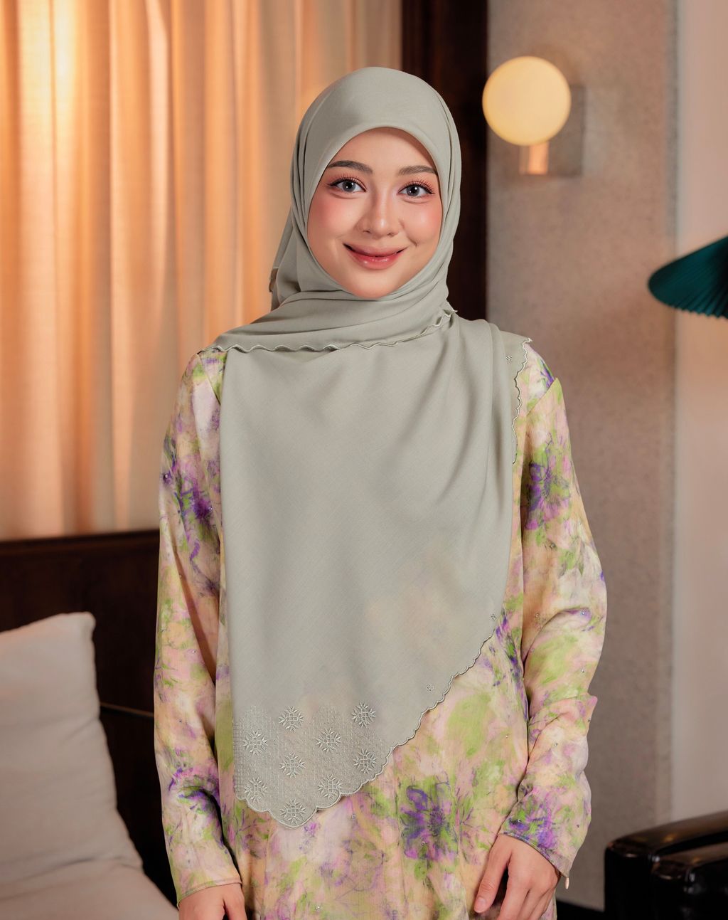tudung-bawal-labuh-maejestica-sage-green