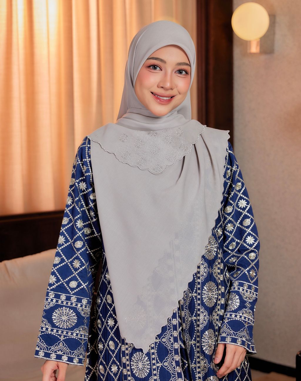 tudung-bawal-labuh-maejestica-stone-gray
