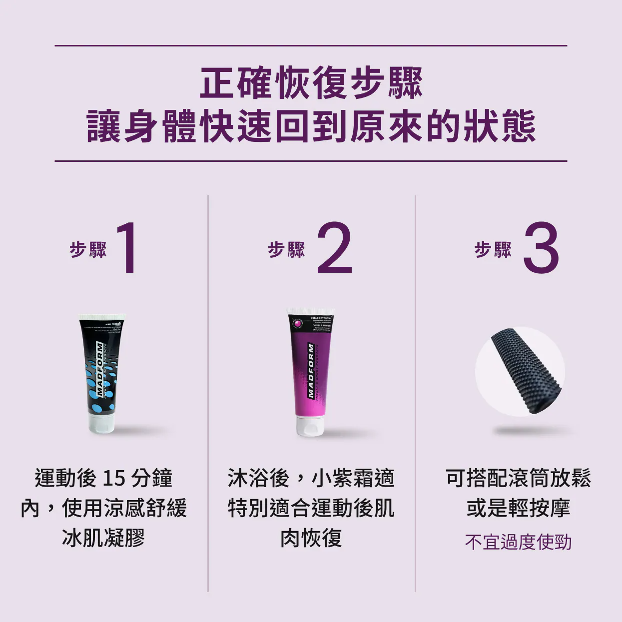 MADFORM 肌肉深層修護霜 (120ml)-內容介紹-4