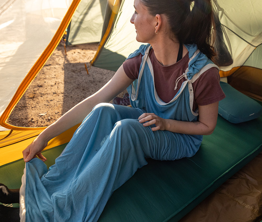 Breeze 輕量可穿式透氣睡袋內套-9