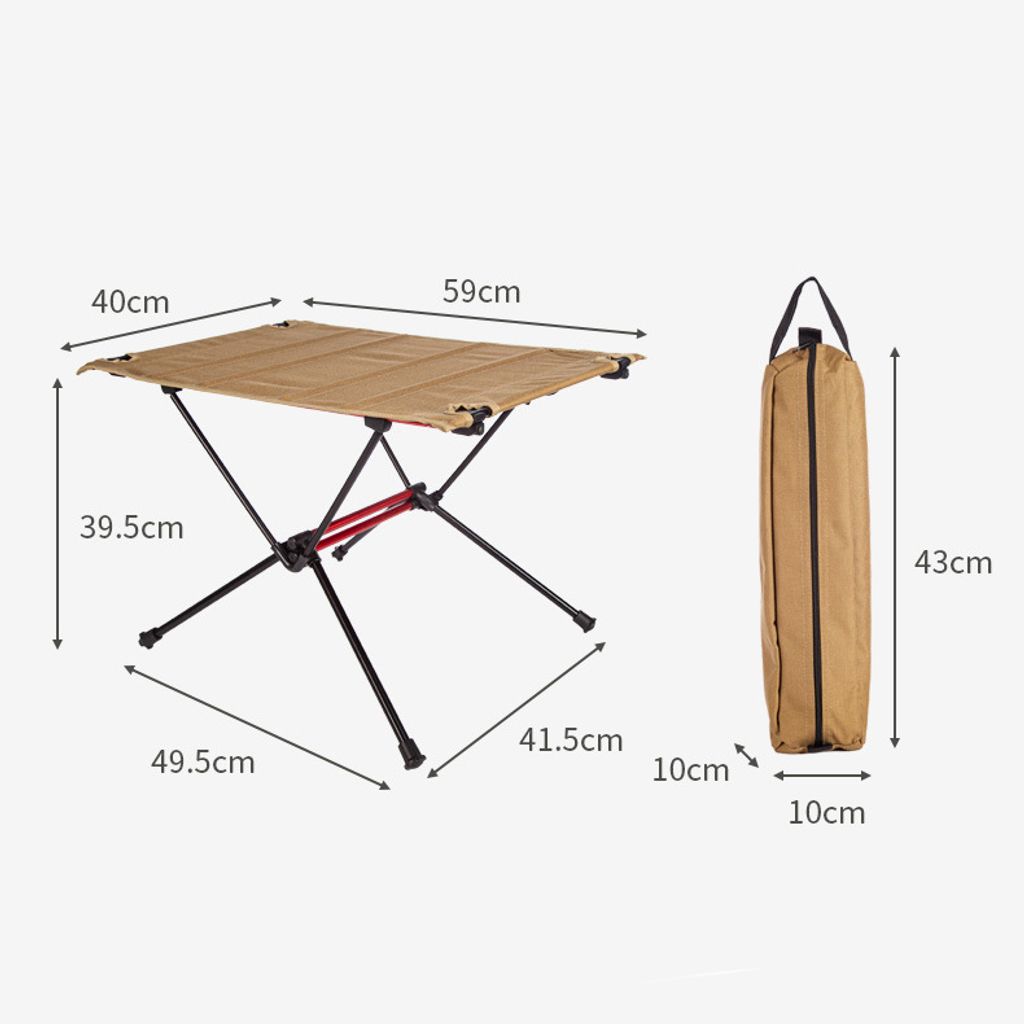 尼龍摺疊桌-規格