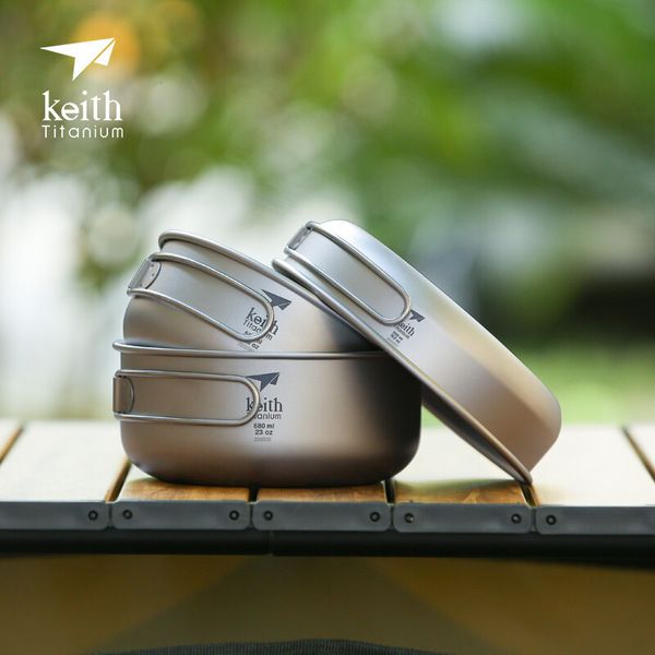 鎧斯Keith Ti6053 純鈦環保餐具套鍋組-7
