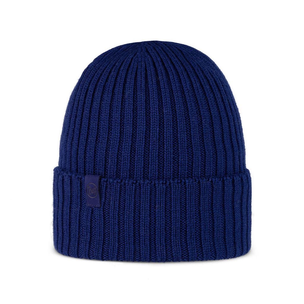 NORVAL 美麗諾針織保暖帽-鈷藍-1
