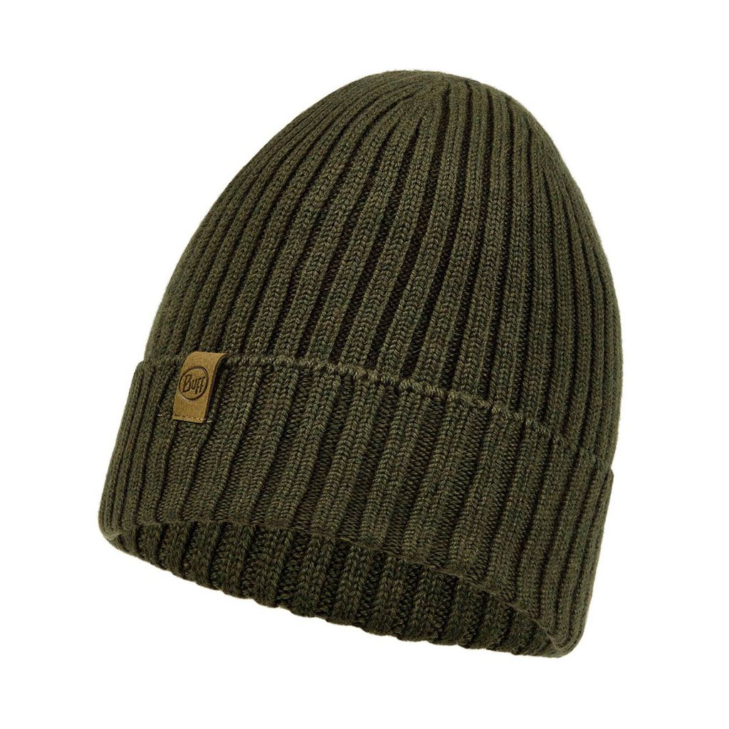 NORVAL 美麗諾針織保暖帽-森林綠-1