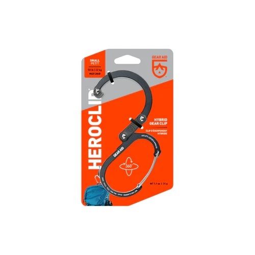 多功能扣環掛鉤 Heroclip Small-stealth black