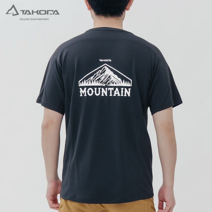 Ogle 環保機能短袖印花系列- Mountain男款 兩色-6