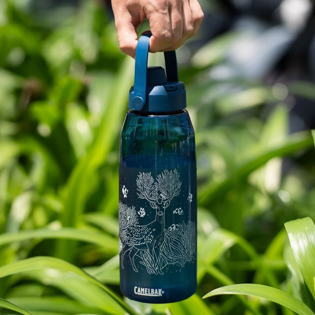 離島記憶-綠島夢潛 1500ml Chug運動水瓶 牛津藍-2