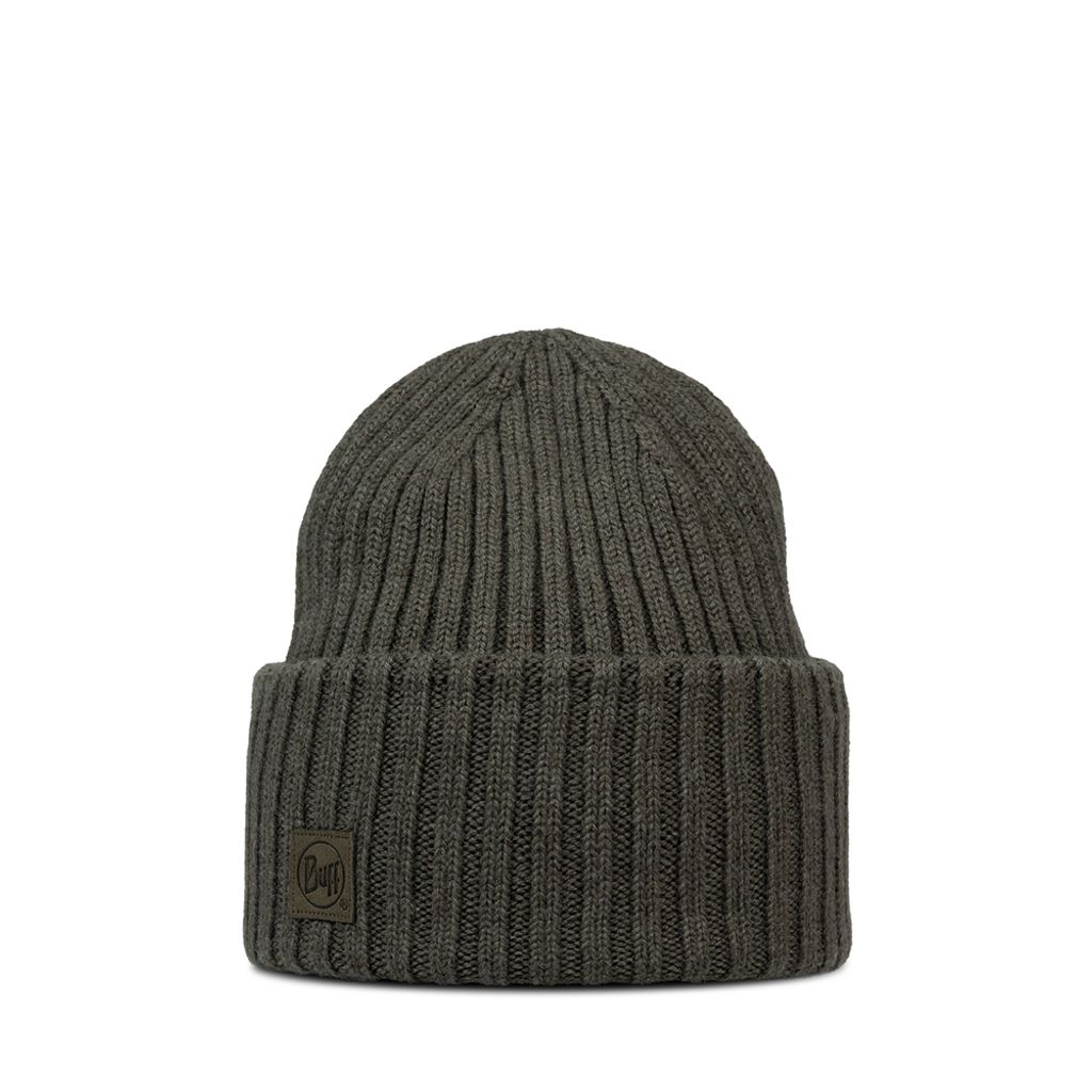 ERVINY 美麗諾針織保暖帽-橄欖棕綠-1