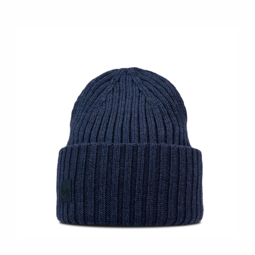 ERVINY 美麗諾針織保暖帽-靜謐夜藍-1